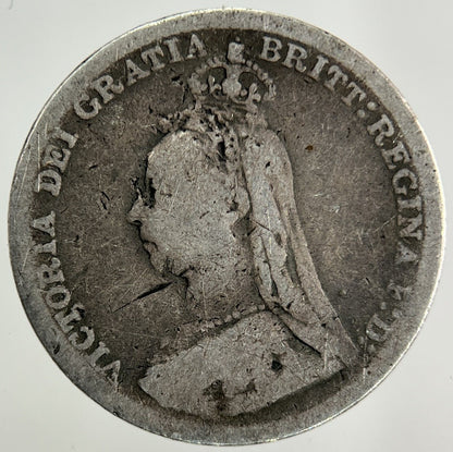1891 Victoria Threepence Silver Coin | Collectable Grade