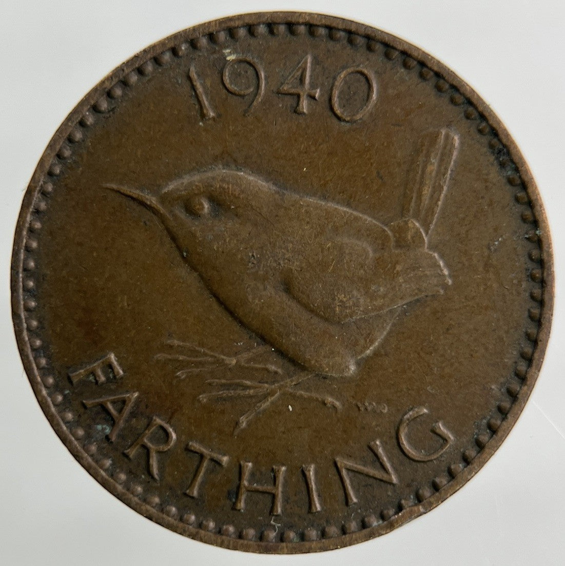 1940 George VI Wren Farthing Coin | Collectable Grade
