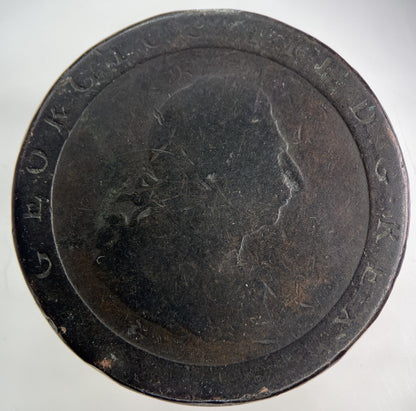 1797 George III 3rd Cartwheel One Penny Coin | Collectable Grade