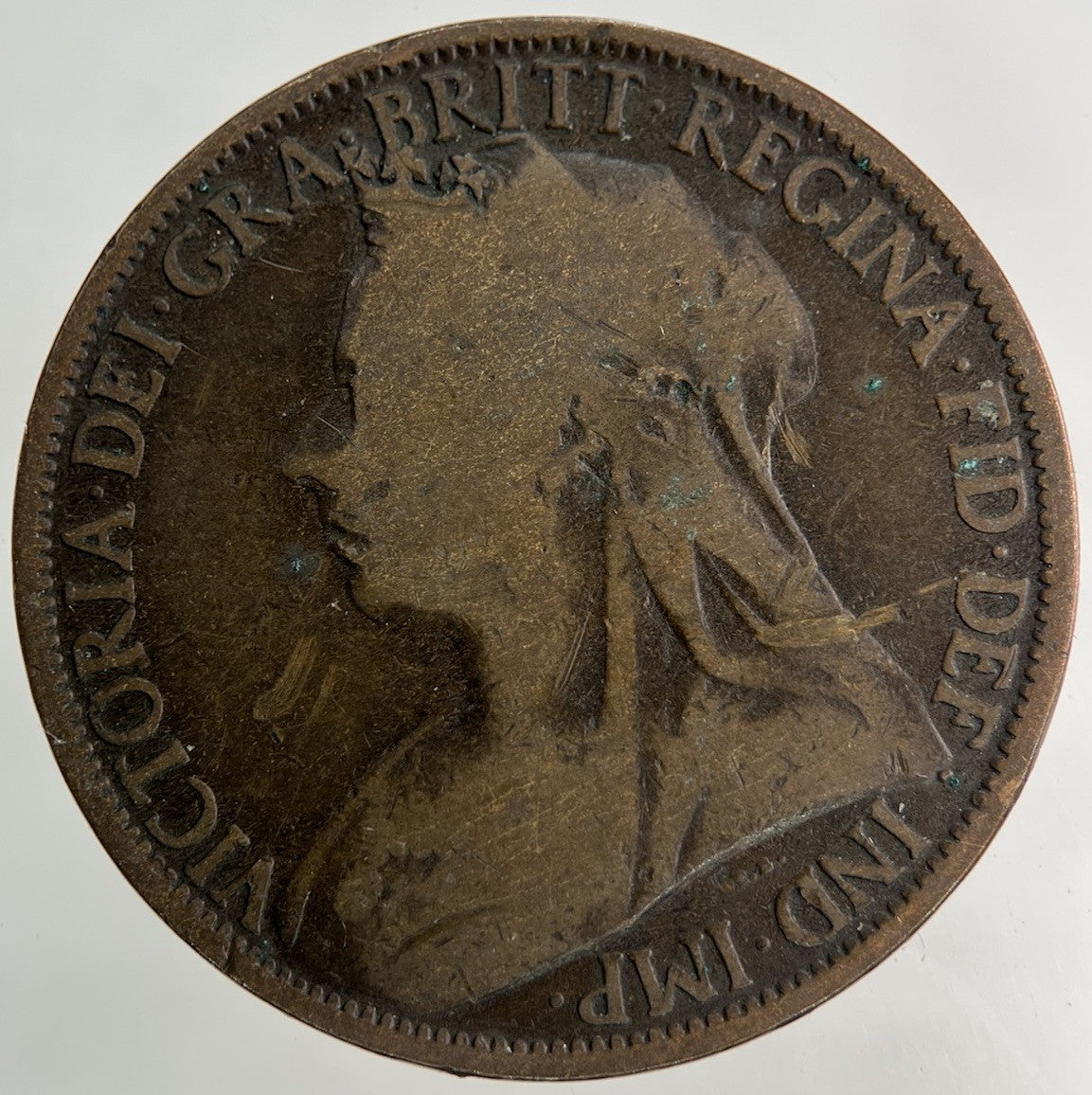 1897 Victoria One Penny Coin | Collectable Grade