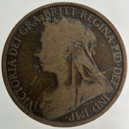 1897 Victoria One Penny Coin | Collectable Grade