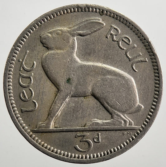 1963 Irish Rabbit Threepence Coin | Very High Grade | a7445