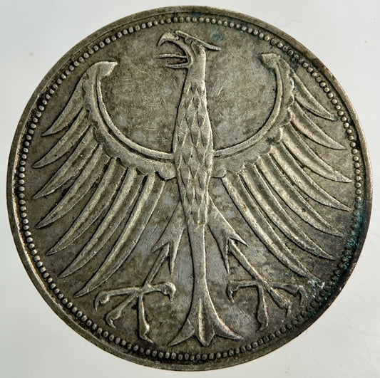 1951 Germany 5 Mark Silver Coin | Fine Collectable Grade