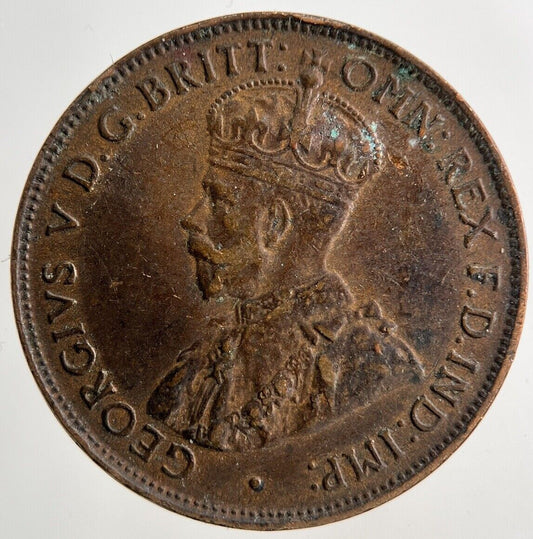 1933 Australia Half - Penny Coin | Fine Collectable Grade