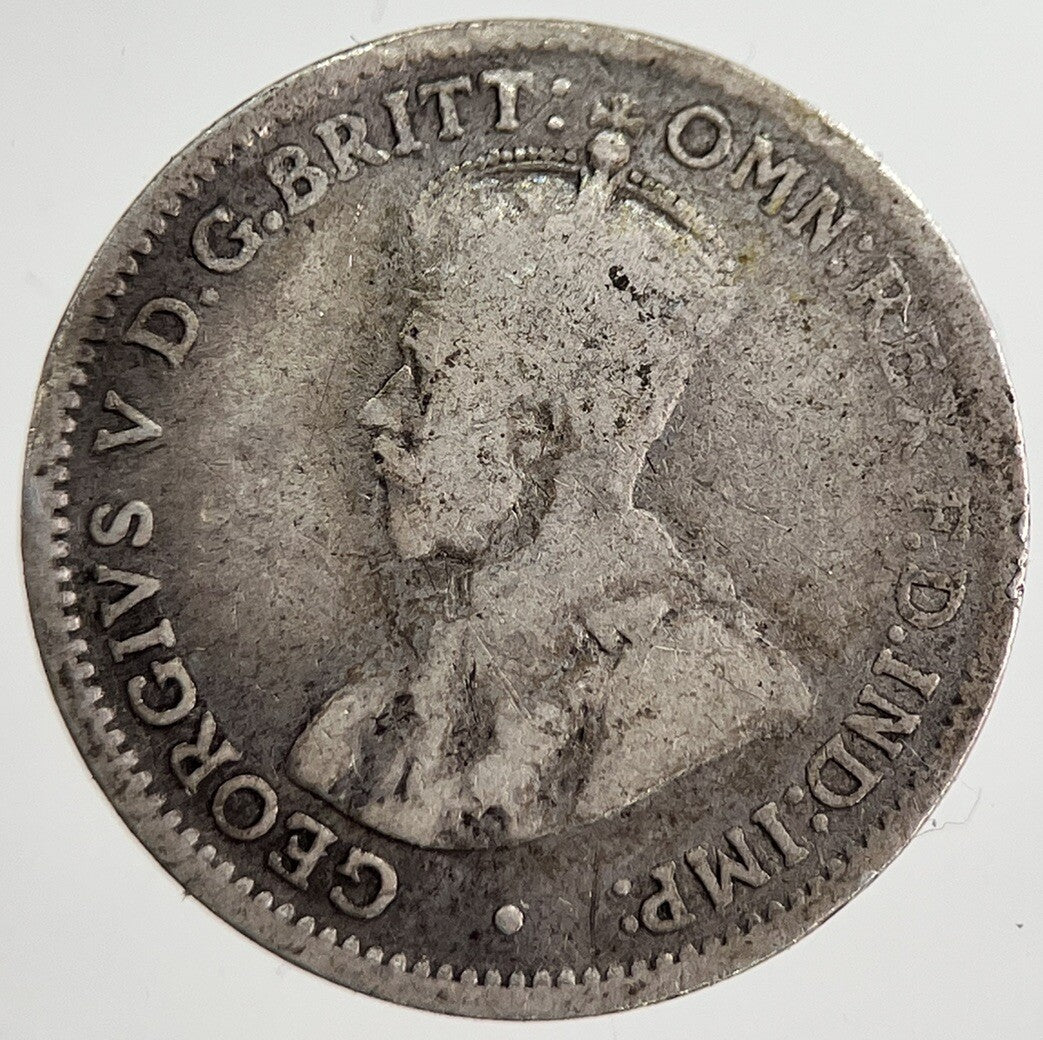 1917 - M Australia Threepence Silver Coin | Collectable Grade | a8523