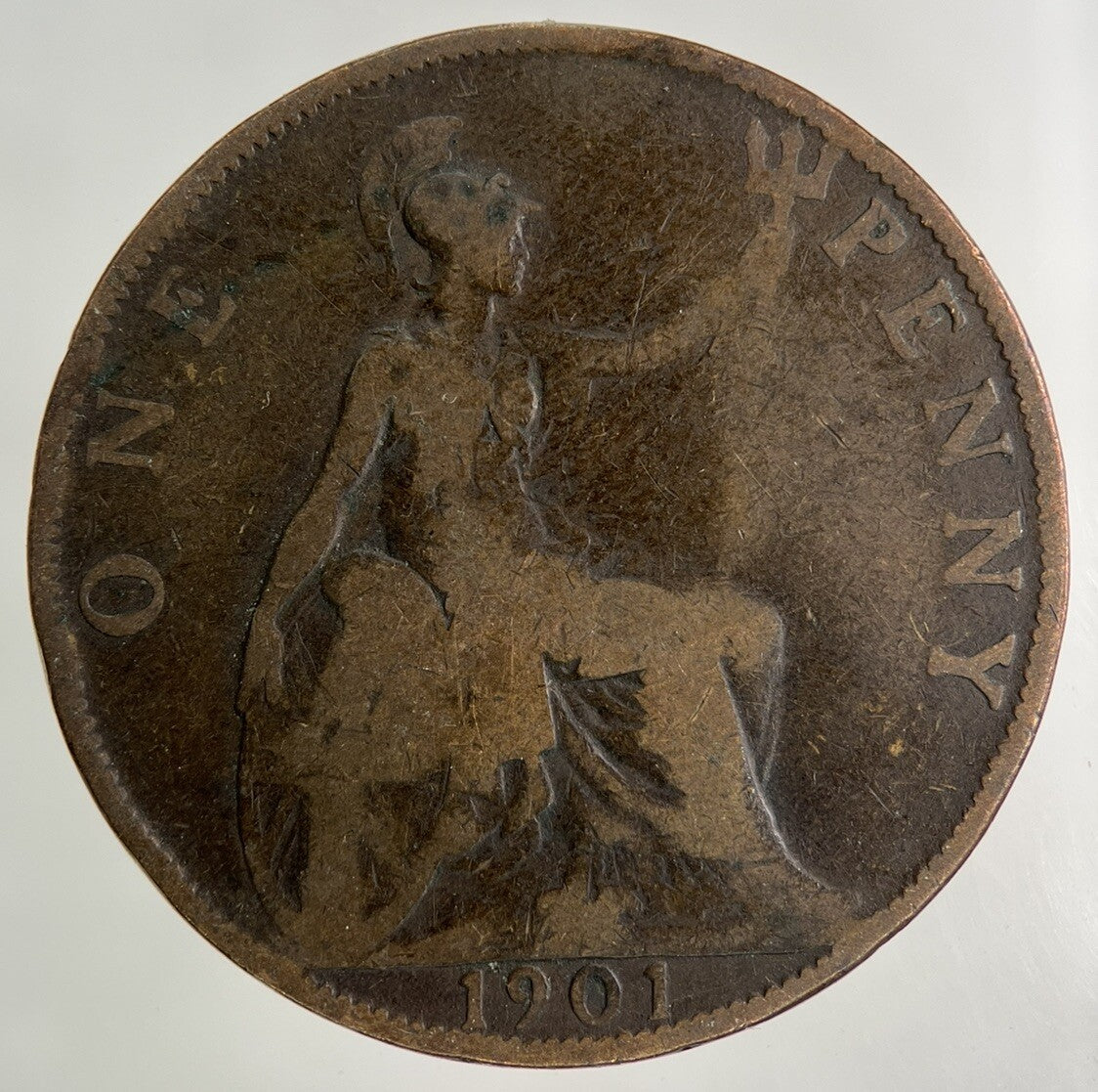 1901 Victoria One Penny Coin | Collectable Grade