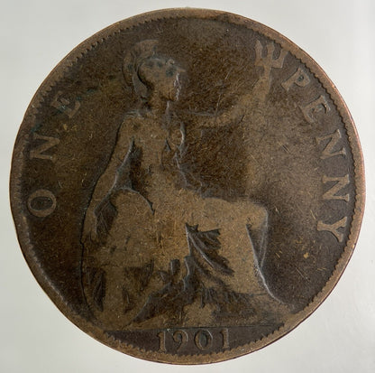 1901 Victoria One Penny Coin | Collectable Grade