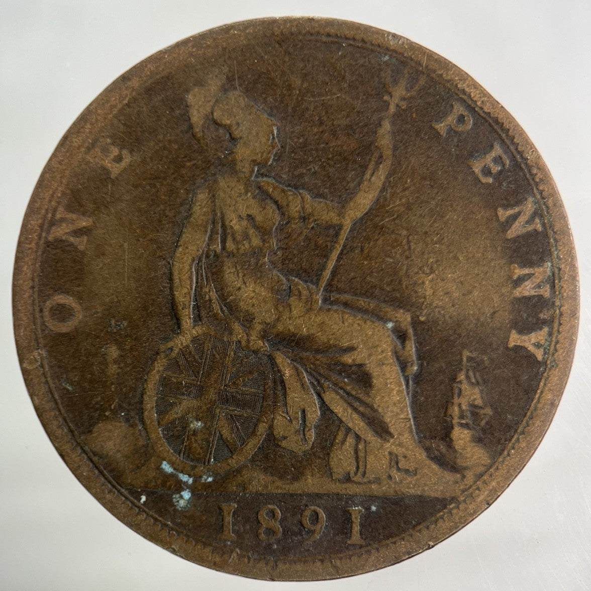 1891 Victoria One Penny Coin | Collectable Grade
