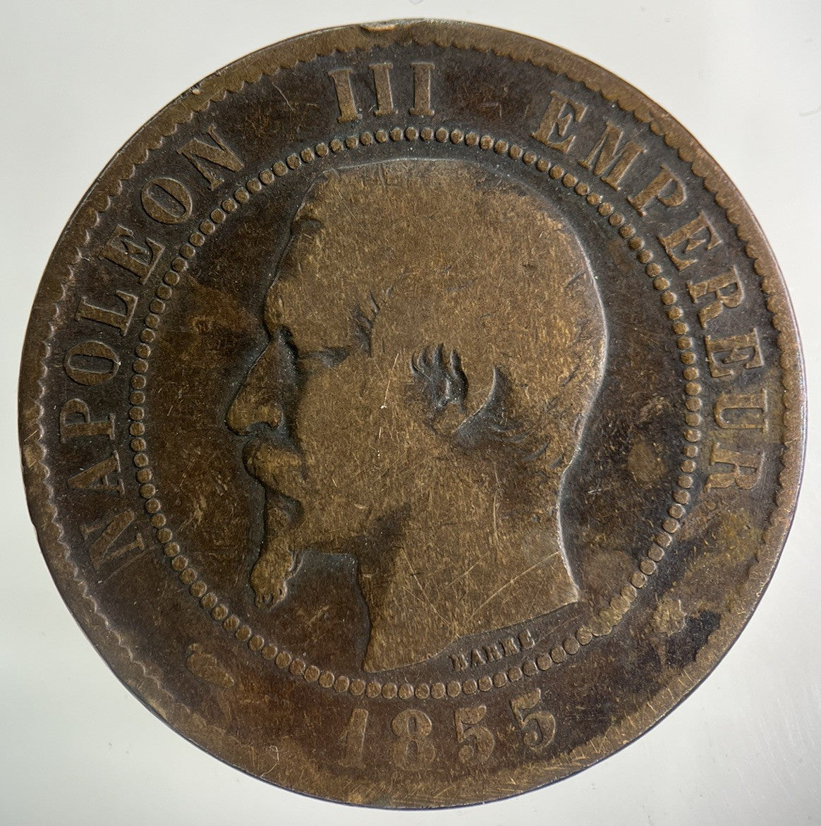 1855 France 10 Centimes Coin | Collectable Grade