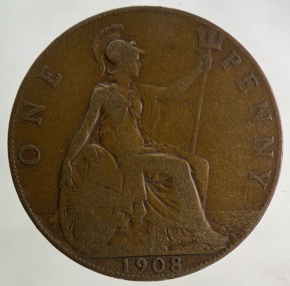 1908 Edward VII One Penny Coin | Collectable Grade
