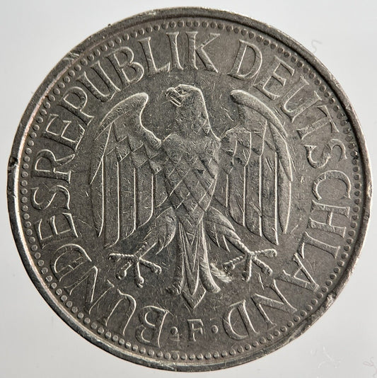 1976 - F Germany 1 One Mark Coin | Fine Collectable Grade | a2528