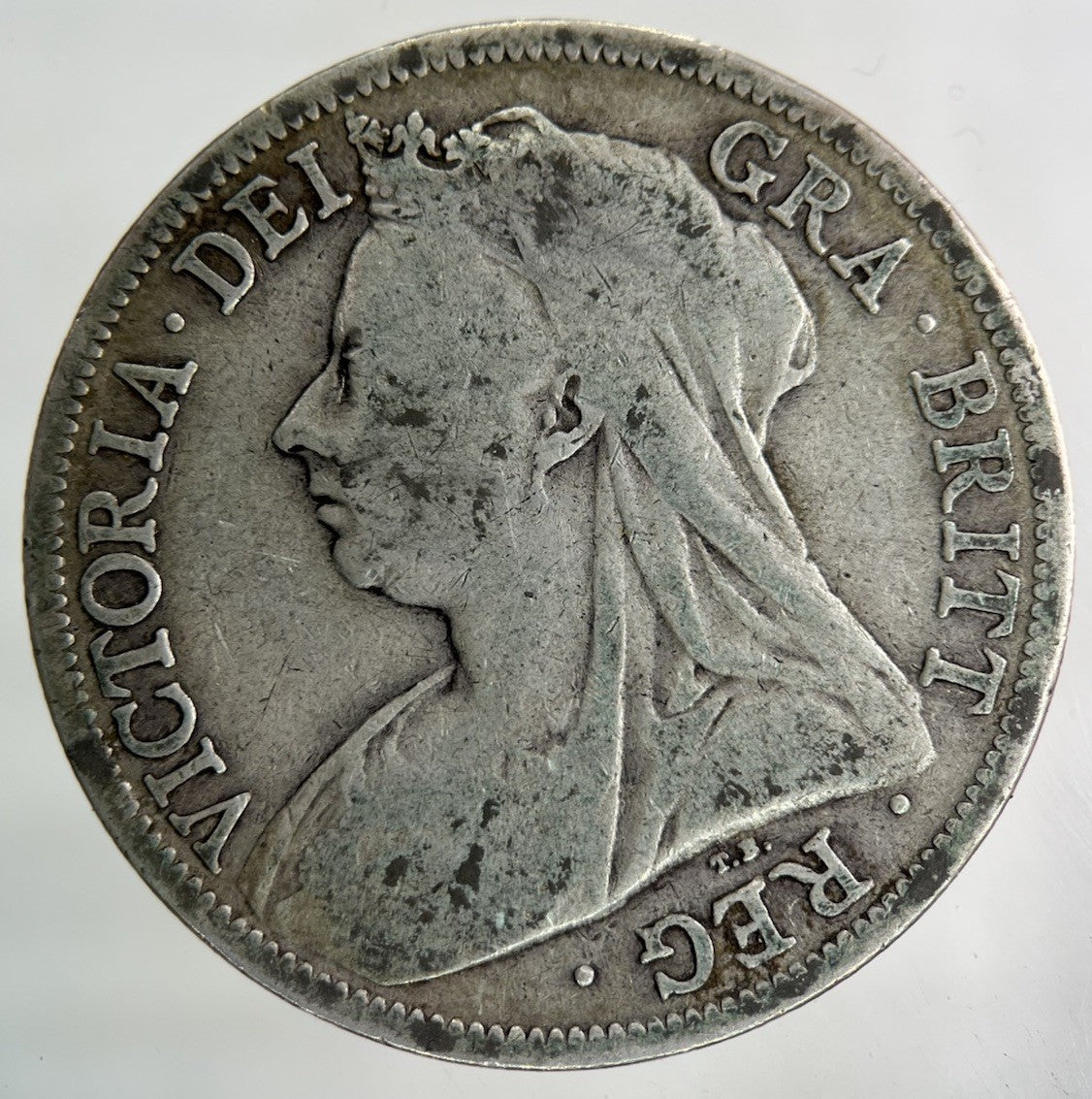 1896 Victoria Half - Crown Silver Coin | Collectable Grade
