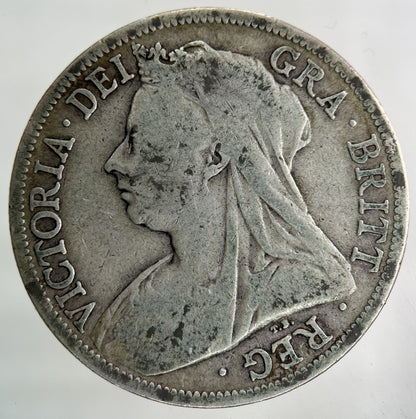 1896 Victoria Half - Crown Silver Coin | Collectable Grade