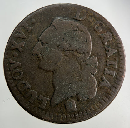 1784 France 1 Sol Coin | Collectable Grade