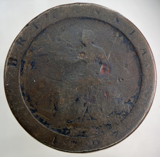 1797 George III 3rd Cartwheel One Penny Coin | Worn Grade