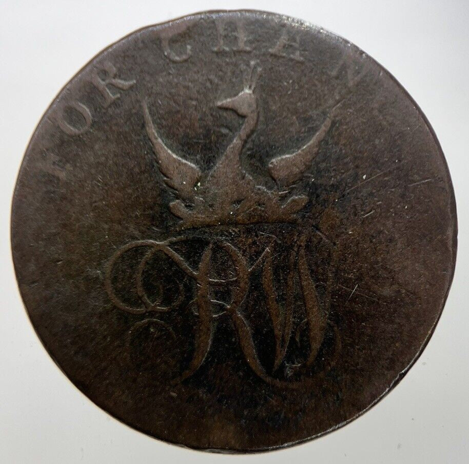 1800 Wexford Woodcock’s Bank Half - Penny Token Coin | Collectable Grade | a7330