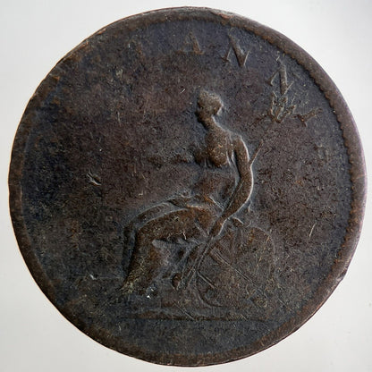 1806 George 3rd III Half - Penny British Coin | Collectable Grade | a9047