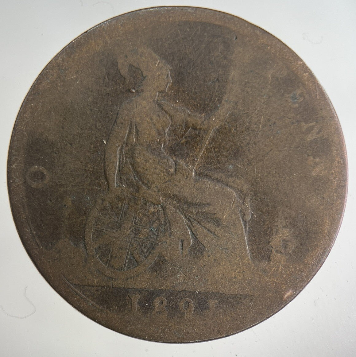 1891 Victoria One Penny Coin | Collectable Grade