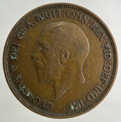 1936 George V One Penny Coin | Collectable Grade