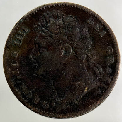 1822 George IV Farthing Coin | Collectable Grade
