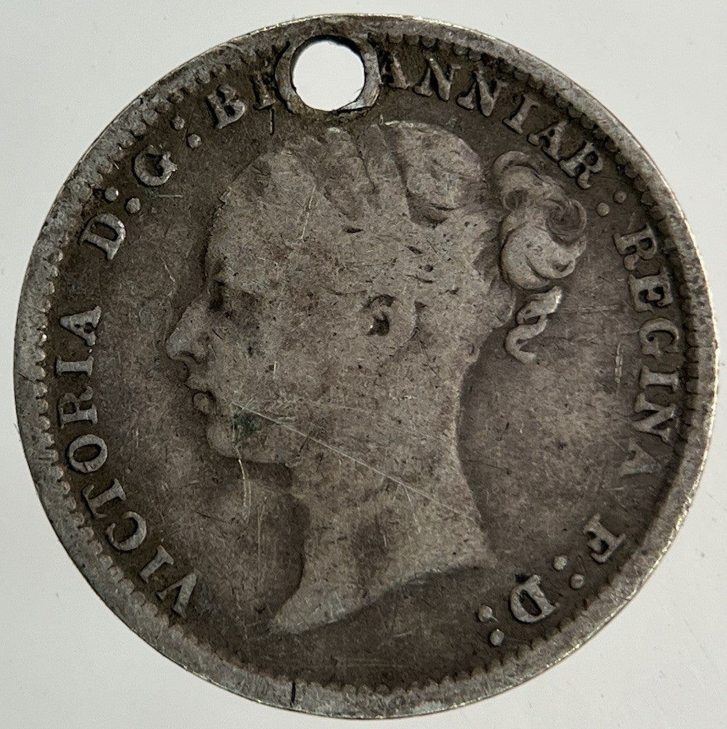 1885 Victoria Threepence Silver Coin | Collectable Grade