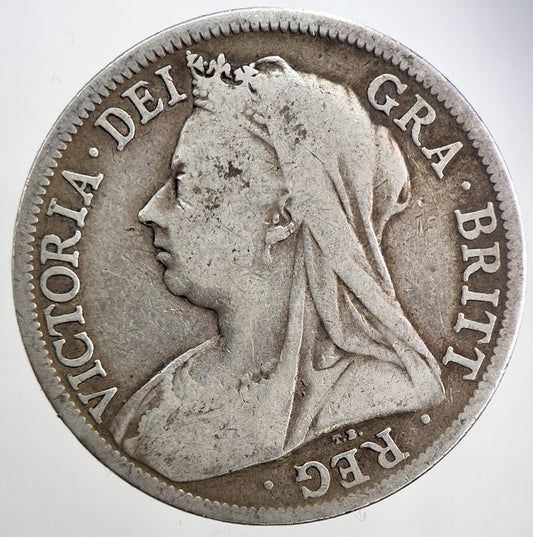 1895 Victoria Half - Crown Silver Coin | Collectable Grade