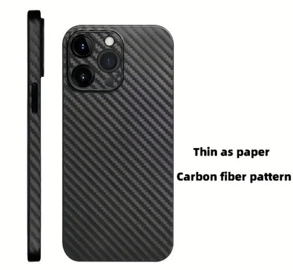 iPhone 13 TPU Carbon Fiber Effect Slim Case Protector Premium UK Stock