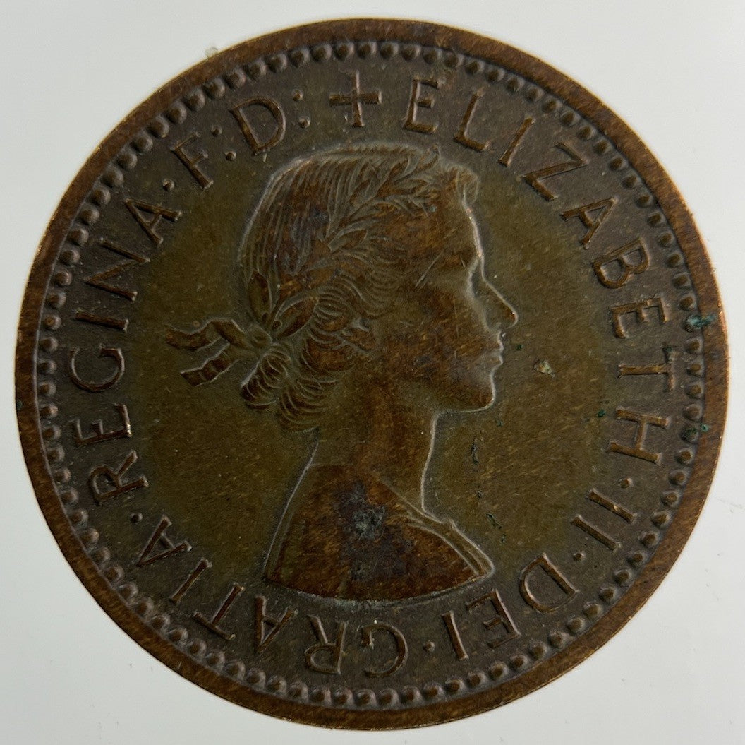 1954 Elizabeth II 2nd Wren Farthing Coin | Fine Collectable Grade