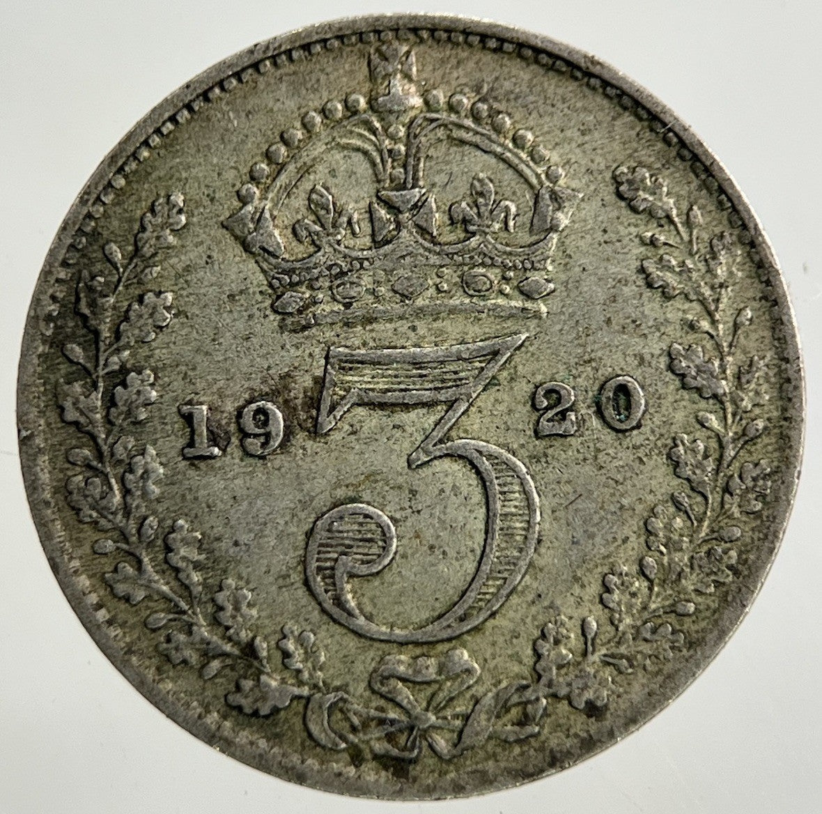 1920 George V Threepence Silver Coin | Fine Collectable Grade