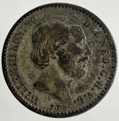 1882 Netherlands 10 Cents Silver Coin | Collectable Grade