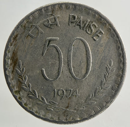 1974 India 50 Paise Coin | Collectable Grade
