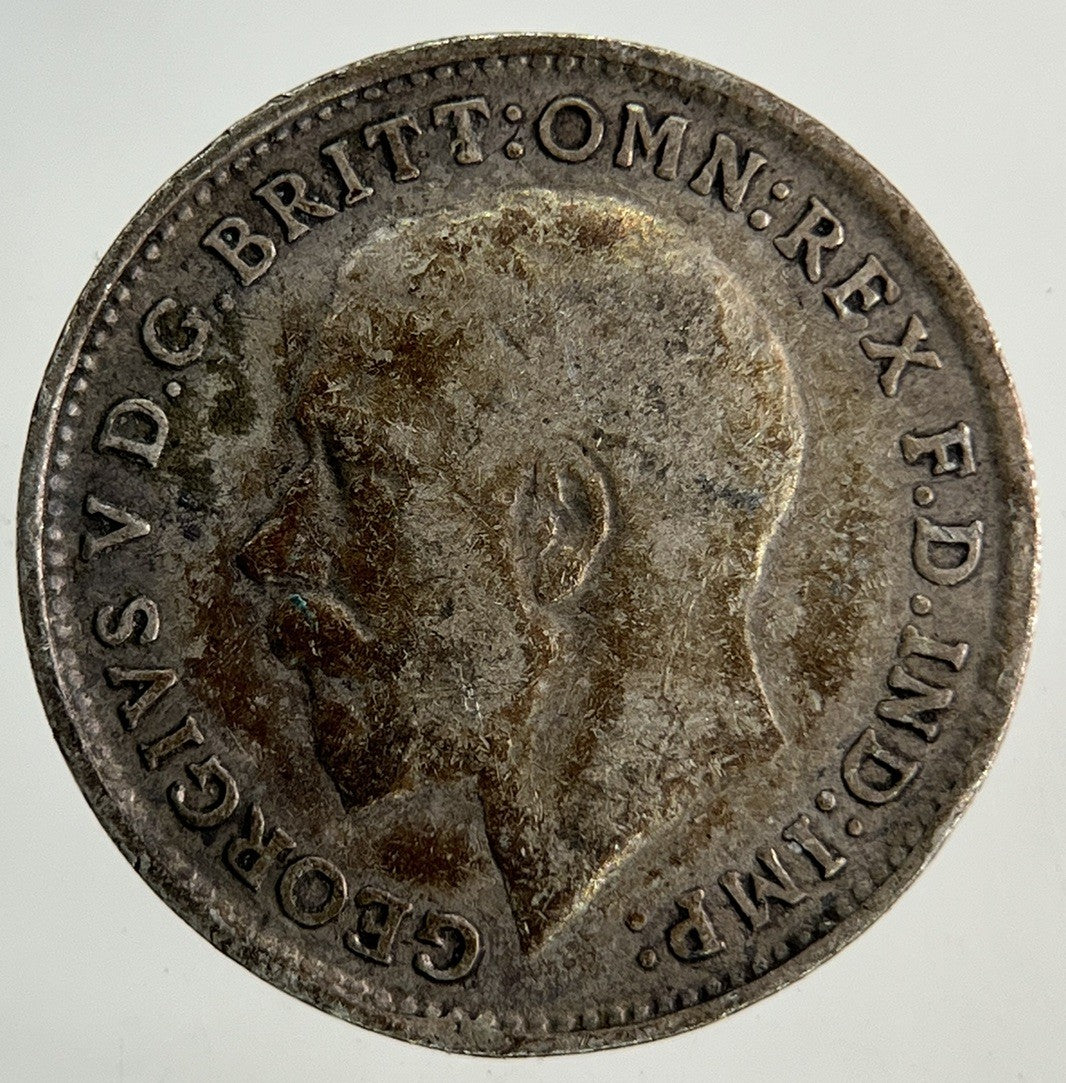 1917 George V Threepence Silver Coin | Fine Collectable Grade