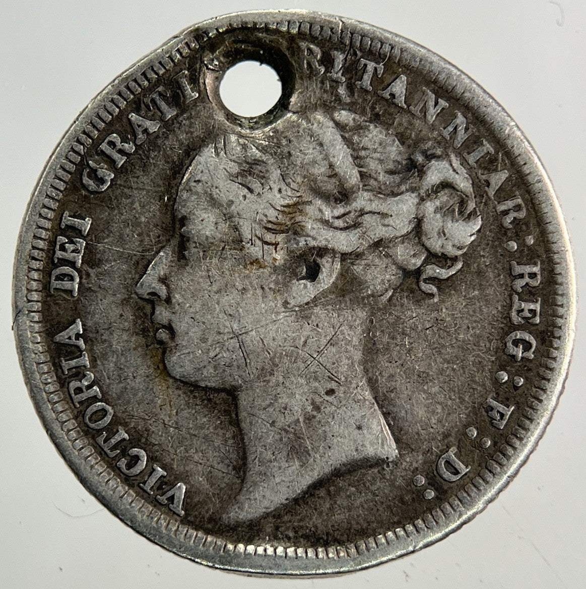 1883 Victoria Sixpence Silver Coin | Fine Collectable Grade