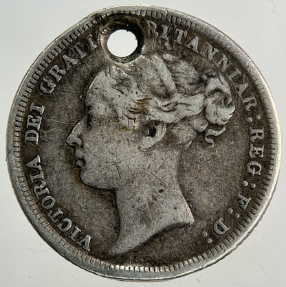 1883 Victoria Sixpence Silver Coin | Fine Collectable Grade