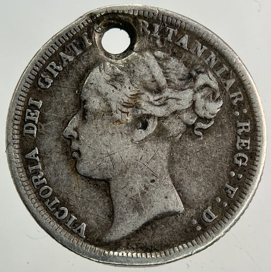 1883 Victoria Sixpence Silver Coin | Fine Collectable Grade
