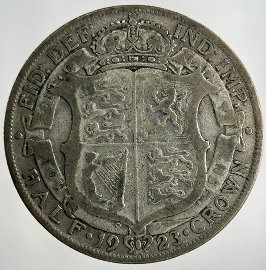 1923 George V Half - Crown Silver Coin | Collectable Grade