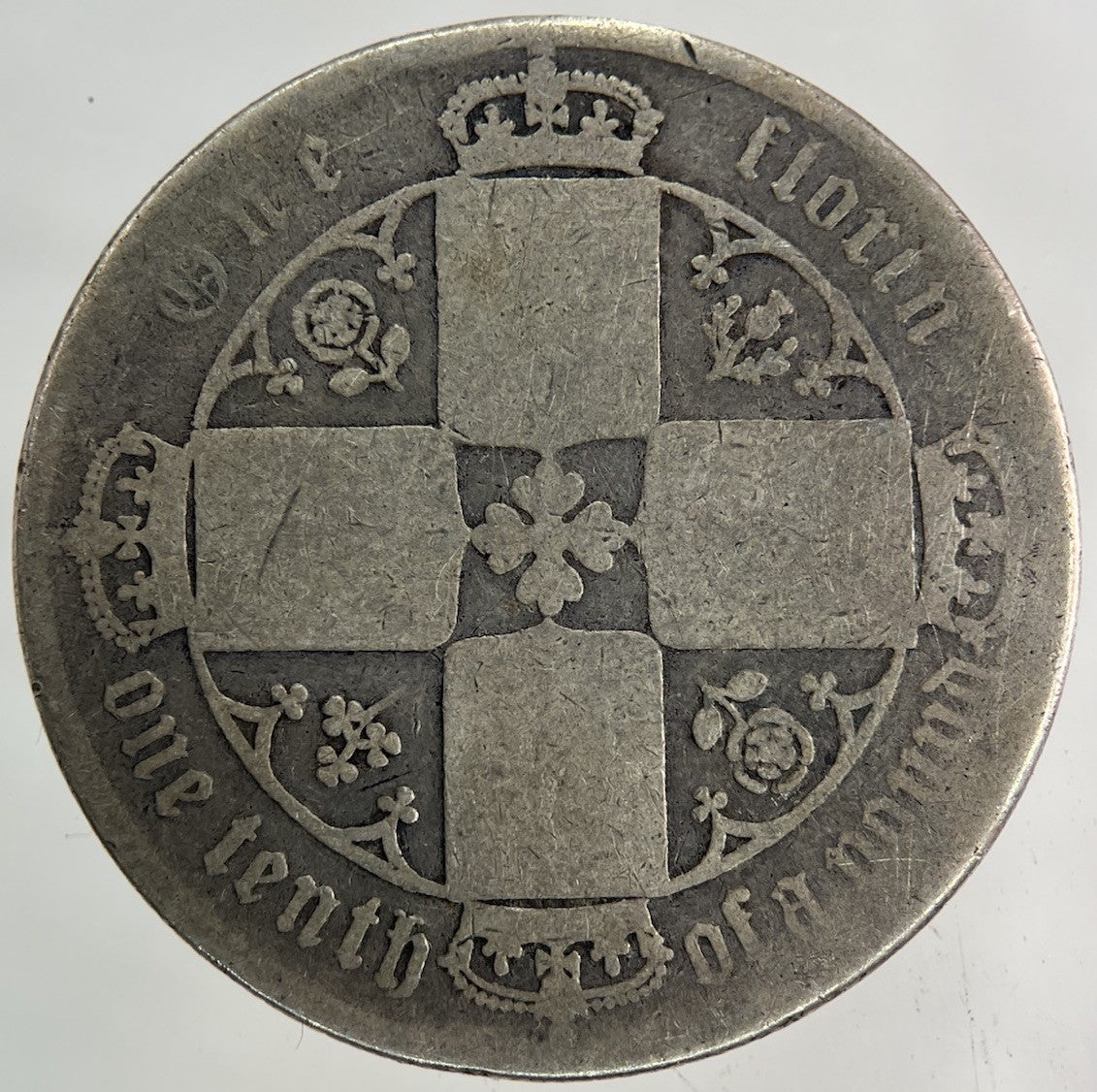 British Victoria Gothic Florin Silver Coin | Collectable Grade