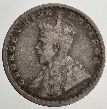 1917 India 2 Two Anna Silver Coin | Collectable Grade | a5430