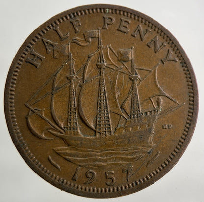 1957 Elizabeth II 2nd Half - Penny Coin | Collectable Grade