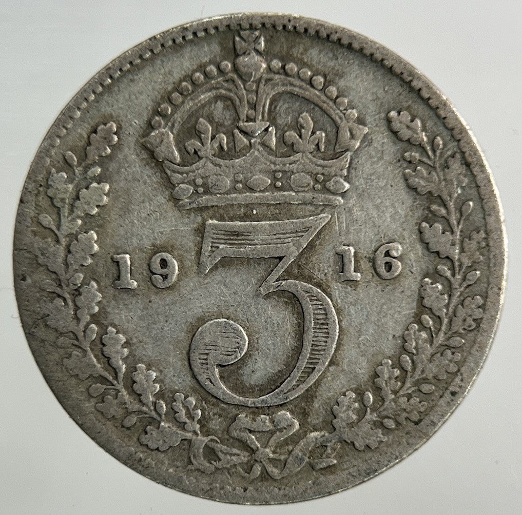 1916 George V Threepence Silver Coin | Collectable Grade