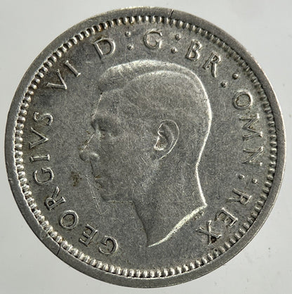 1940 George VI Threepence Silver Coin | Fine Collectable Grade
