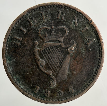 1806 Irish Farthing Coin | Fine Collectable Grade