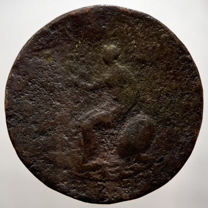 1799 George 3rd III Half - Penny British Coin | Worn Grade