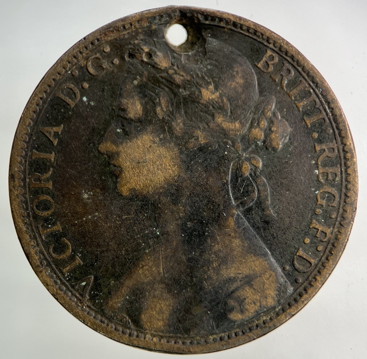 1875 Victoria One Penny Coin | Collectable Grade