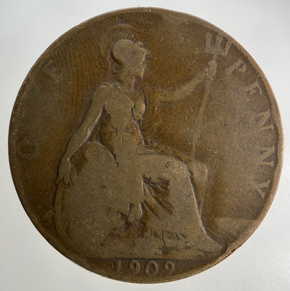 1909 Edward VII One Penny Coin | Collectable Grade