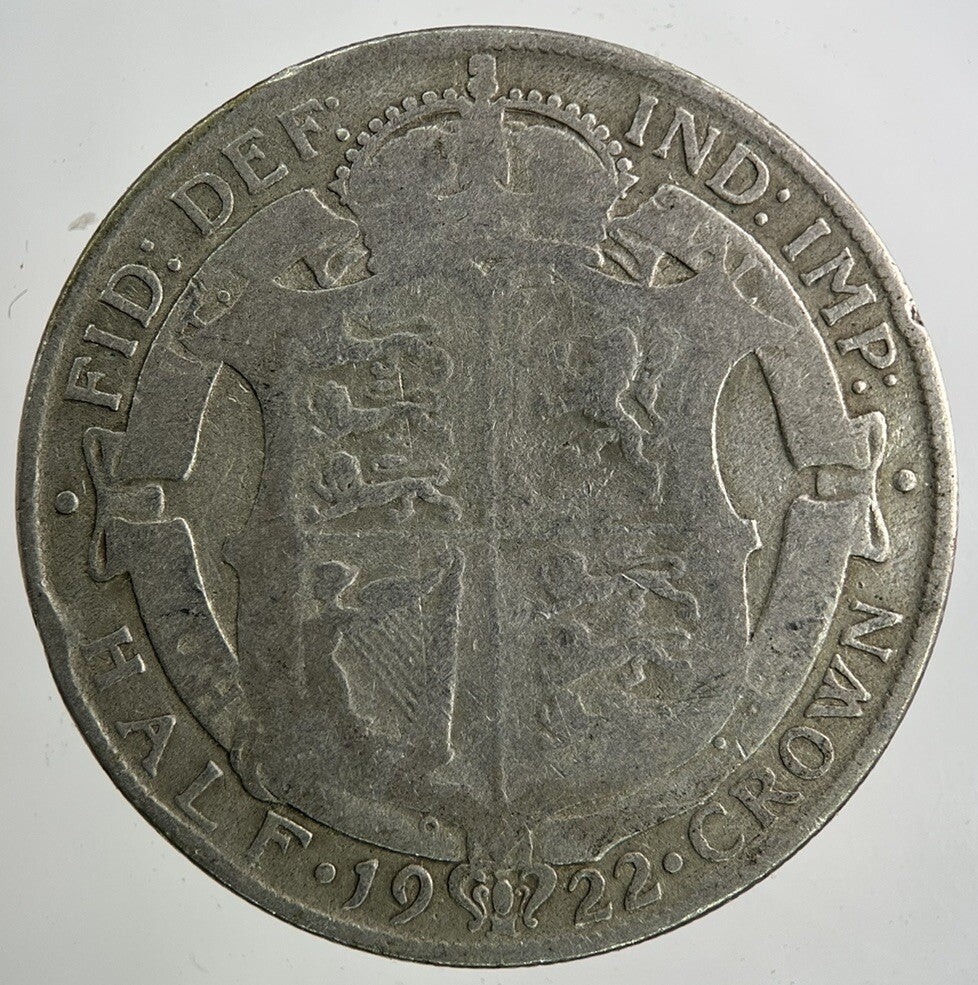 1922 George V Half - Crown Silver Coin | Collectable Grade