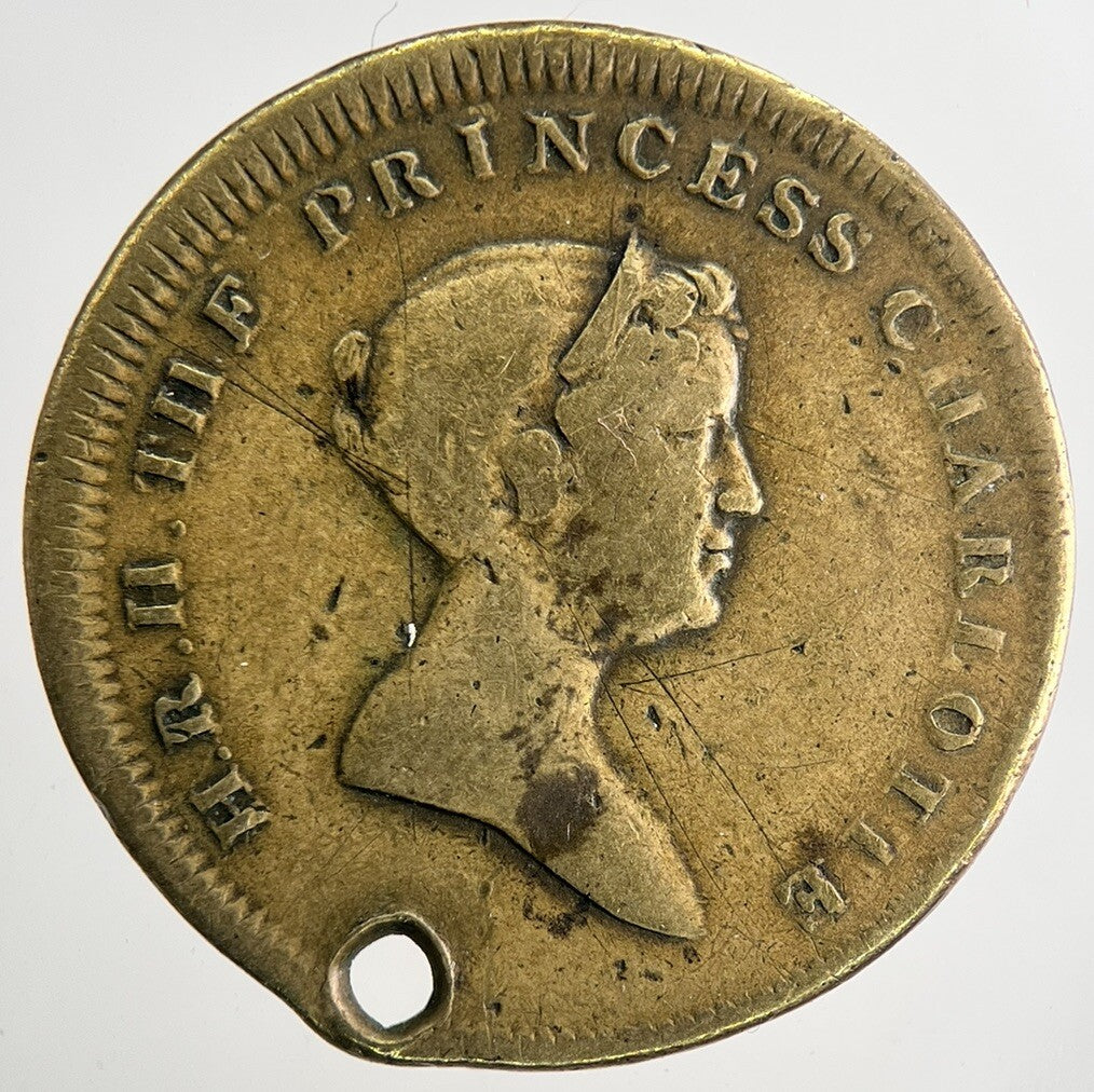 1817 Death Of Princess Charlotte Commemorative Medal | Collectable Grade | a9686