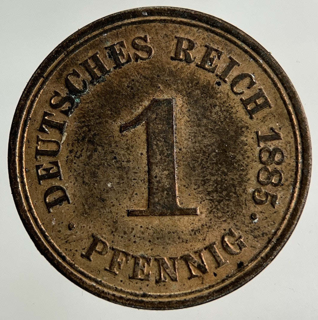 1885 - A Germany 1 Pfennig Coin | Very High Grade