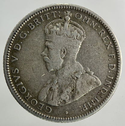 1916 - M Australia One Shilling Silver Coin | Fine Collectable Grade