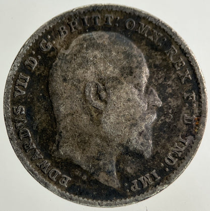 1902 Edward VII Threepence Silver Coin | Collectable Grade
